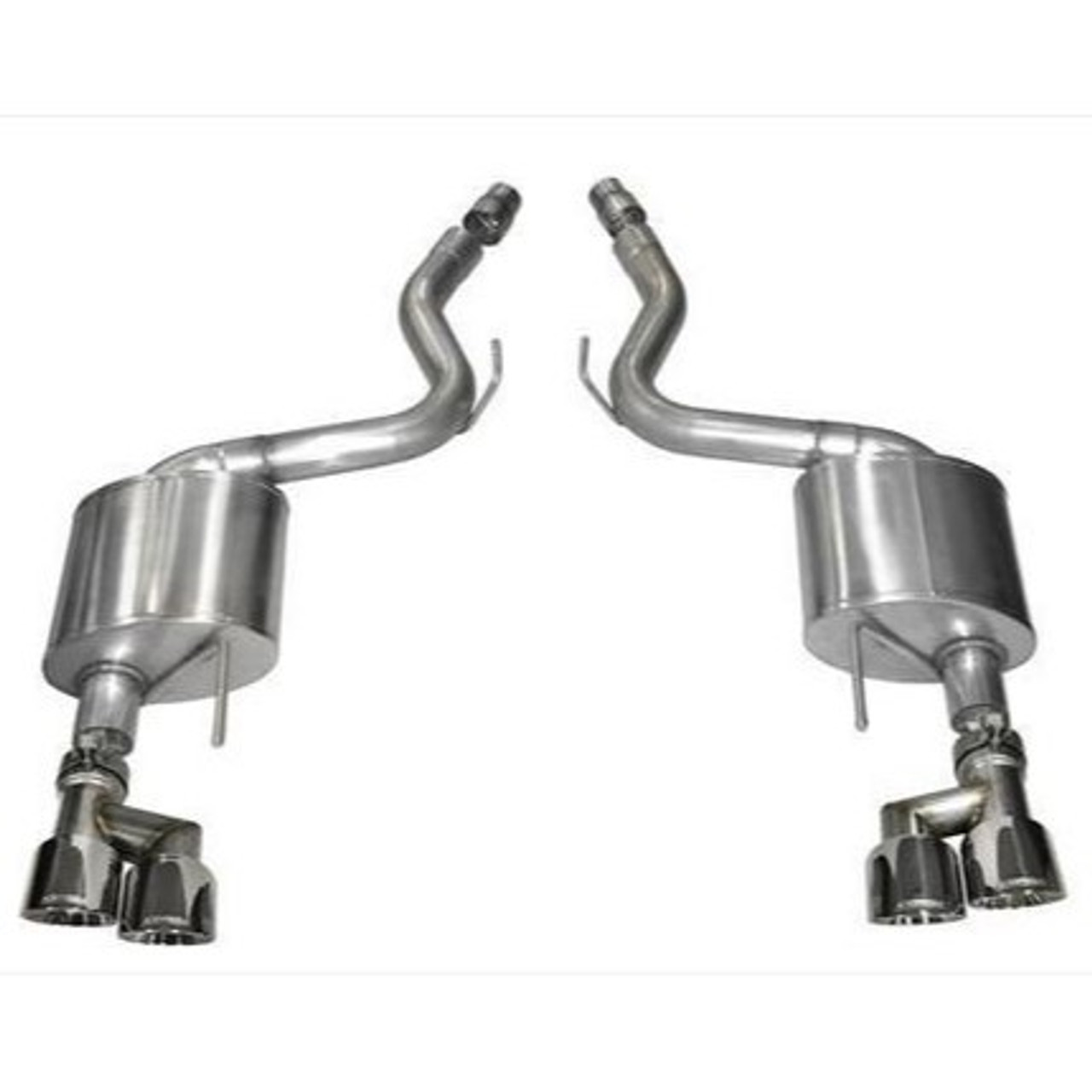 Corsa 2015-2017 Coyote Mustang 3in Axle Back Exhaust Polish Quad Tips (Sport)