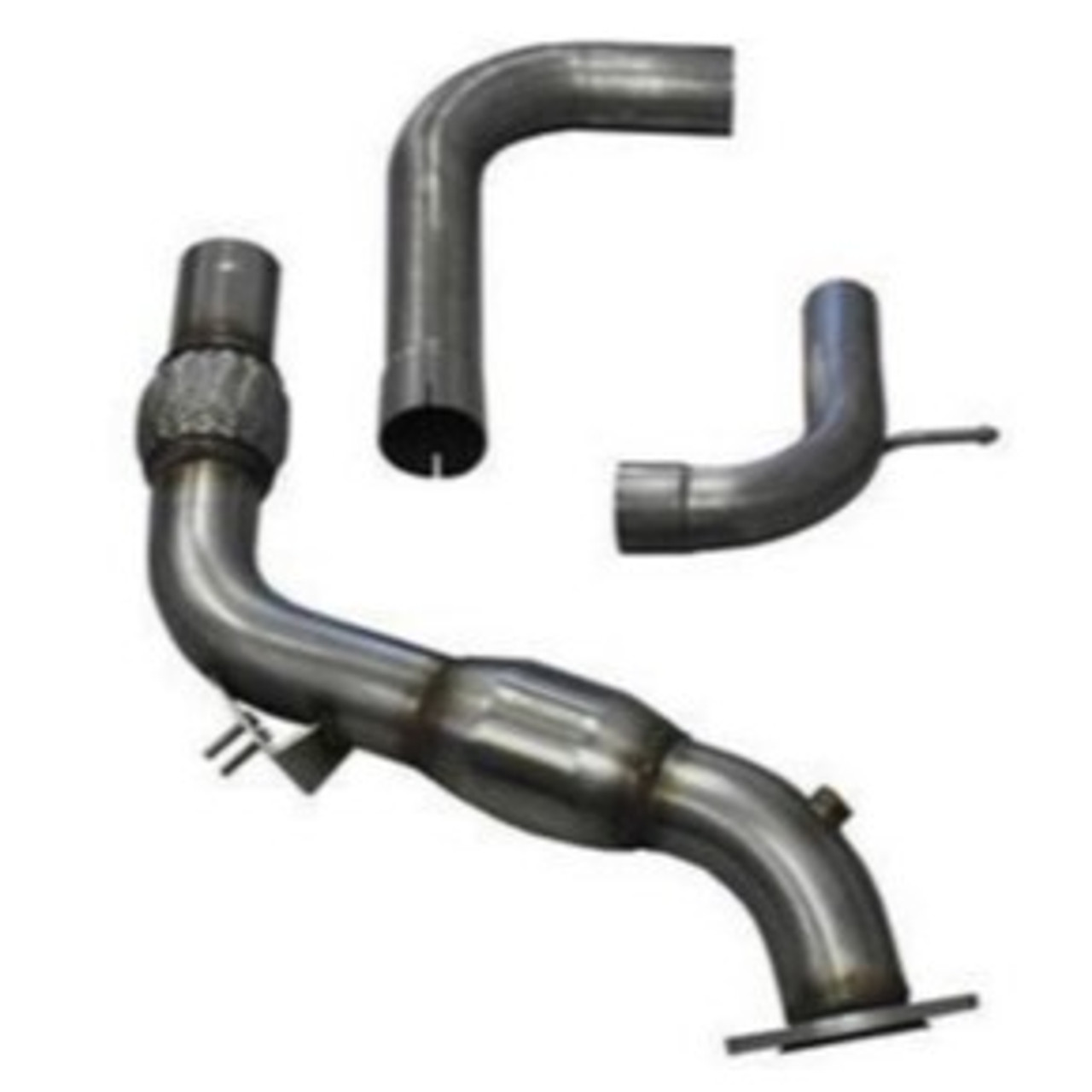 Corsa 15-16 Ford Mustang 3in Downpipe with 200 Cell Catalytic Converter