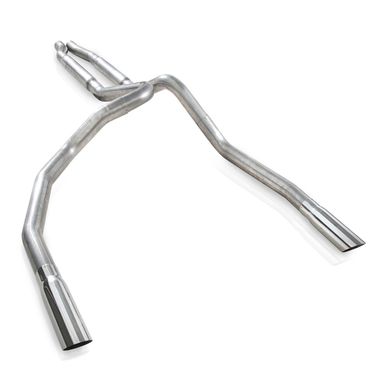 Stainless Works FT11CBUB - 2011-14 F-150 5.0L 3in Exhaust S-Tube Mufflers Under Bumper Exit