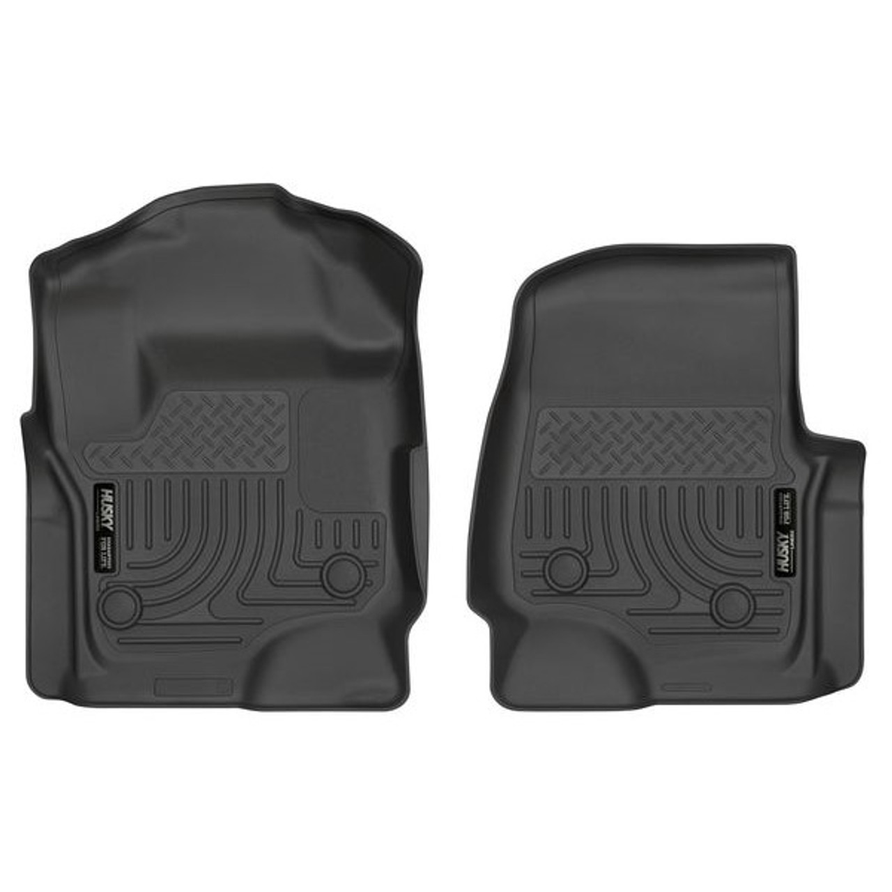 Husky Liners 17 Ford F-250 Super Duty SuperCab WeatherBeater Black Floor Liners (PN: 13321)