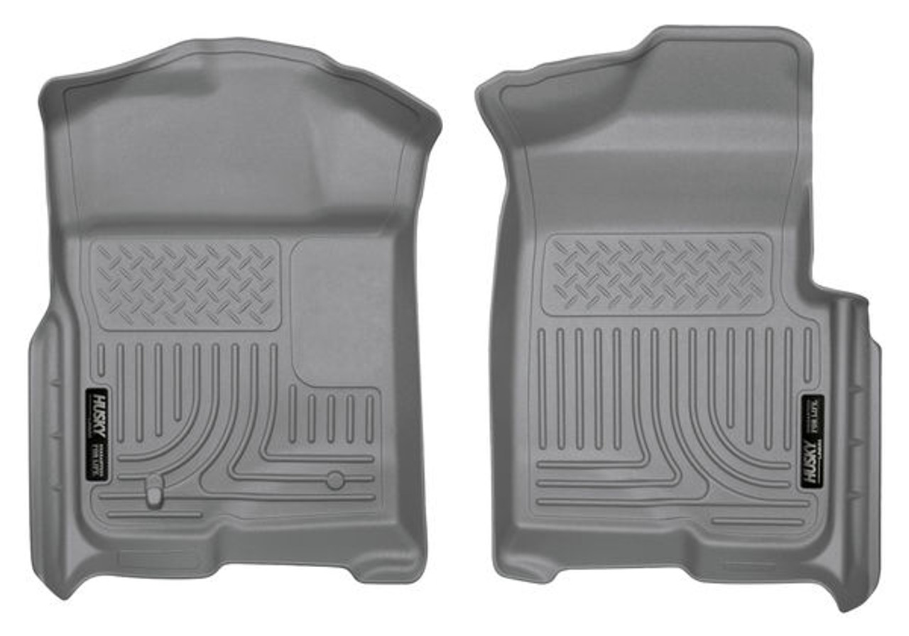 Husky Liners 09-12 Ford F-150 Regular/Super/Super Crew Cab WeatherBeater Gray Floor Liners (PN: 18332)