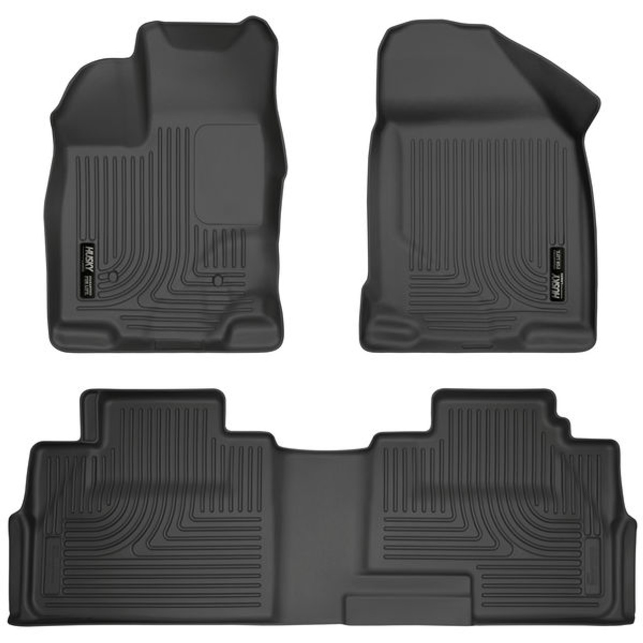 Husky Liners 07-13 Ford Edge / 07-13 Lincoln MKX Weatherbeater Black Front & 2nd Seat Floor Liners (PN: 99761)