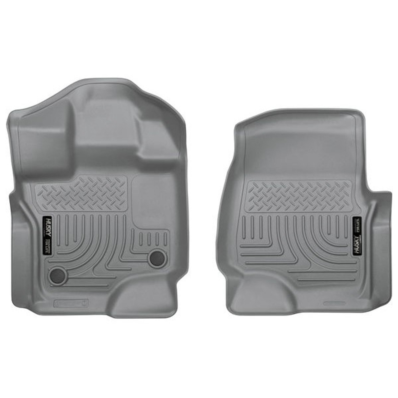 Husky Liners 15 Ford F-150 Super/Super Crew Cab WeatherBeater Grey Front Floor Liners (PN: 18362)