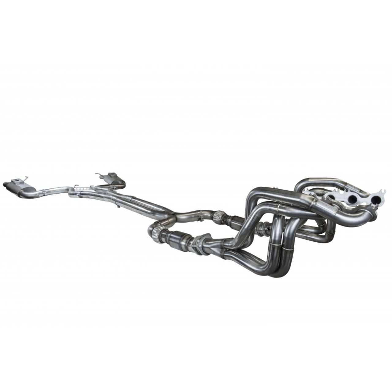 Kooks 1154F320 - Kooks 2015+ Ford Mustang GT350 5.2L Complete Competition Exhaust (Headers/Catted X-Pipe/Axle Back)
