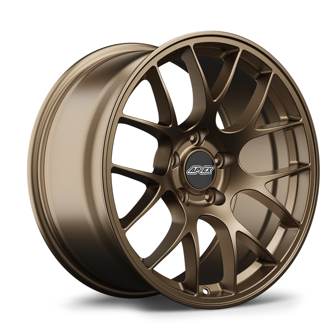 18x11" ET52 APEX EC-7 Mustang Wheel (Satin Bronze) (APEX-EC71811ET52-5114-705-MBZ)