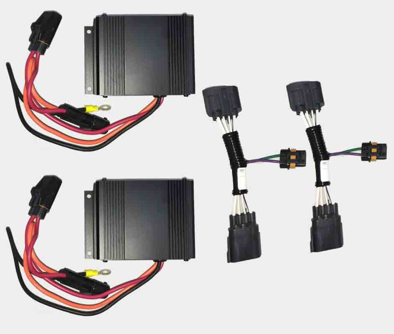 VMP Dual Plug N Play Fuel Pump Voltage Booster 40amp 2016-2018 GT350 (VMP-ENF002)