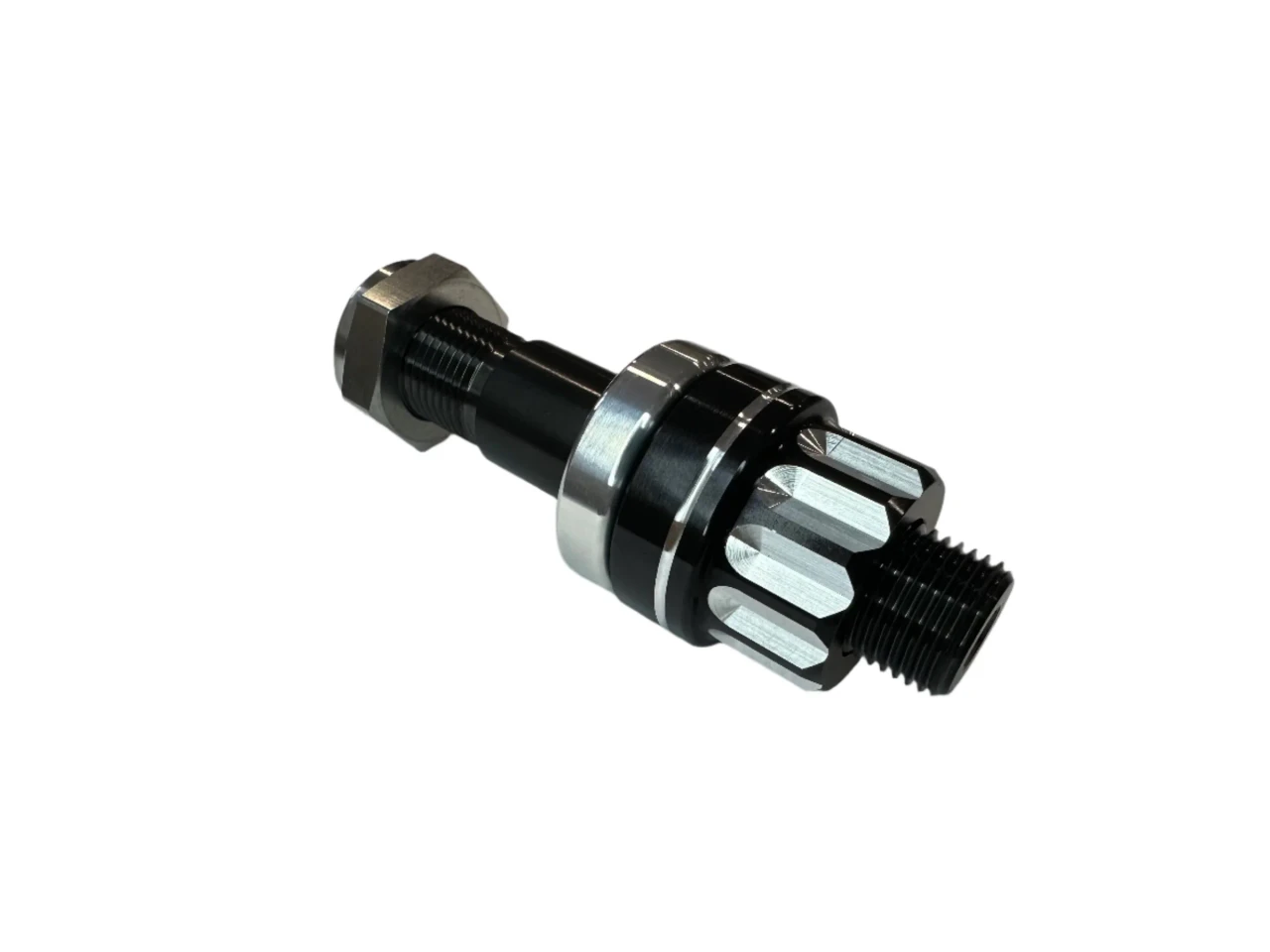 Titanium stud with aluminum nut