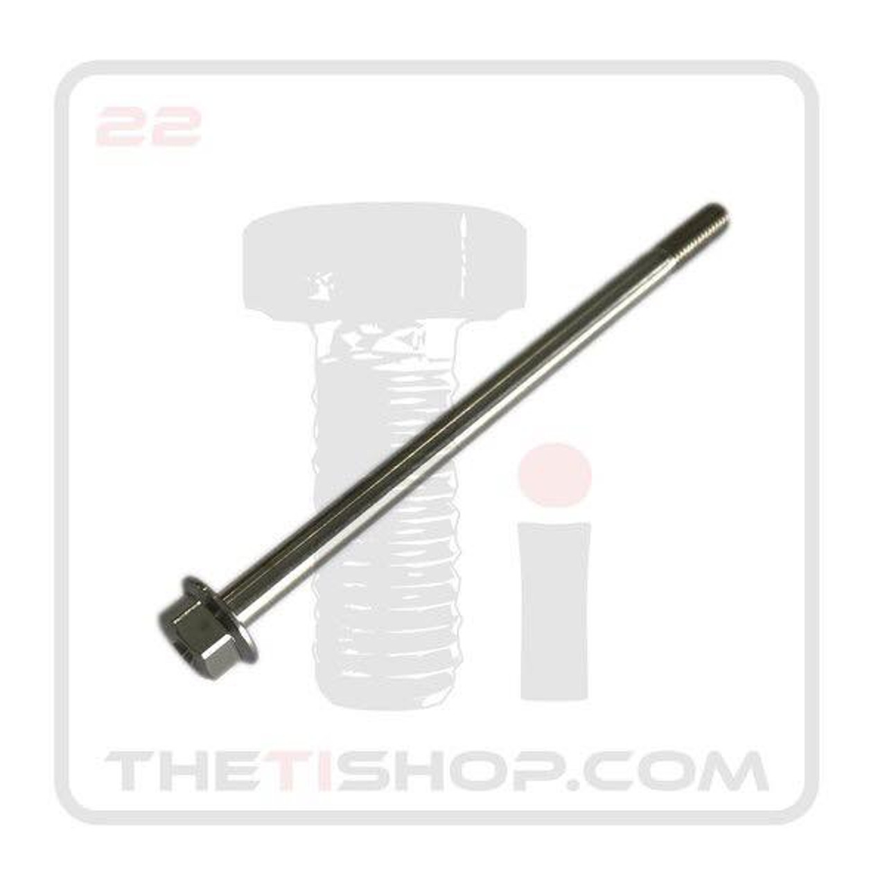 The Ti Shop Titanium M6 - 1 x 110mm Flanged Hex Bolt