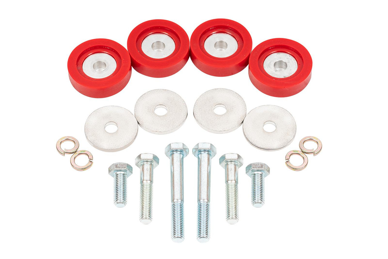 BMR 15-17 S550 Mustang Differential Lockout Bushing Kit (Polyurethane) - Red