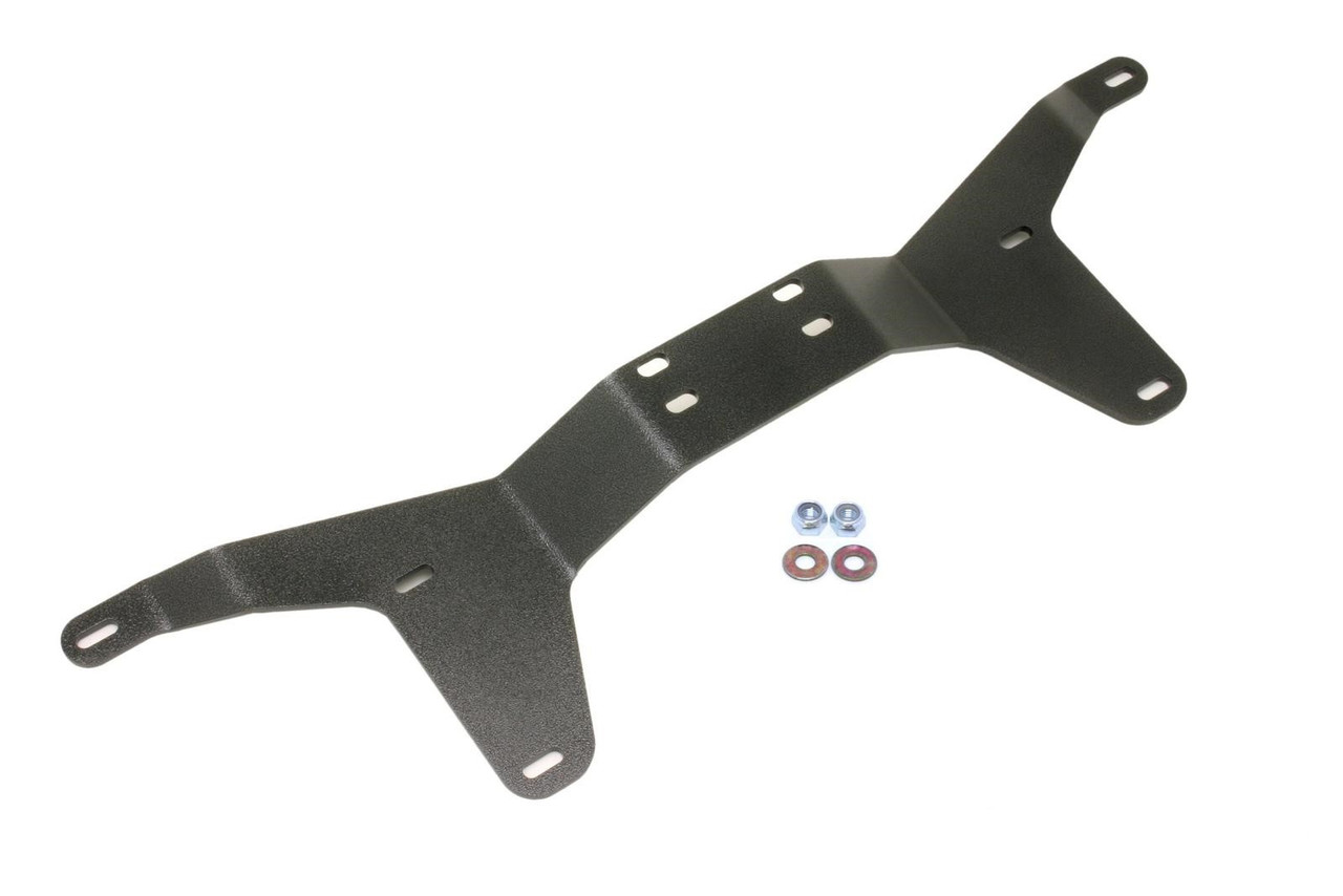 BMR 05-14 S197 Mustang Rear Driveshaft Tunnel Brace - Black Hammertone