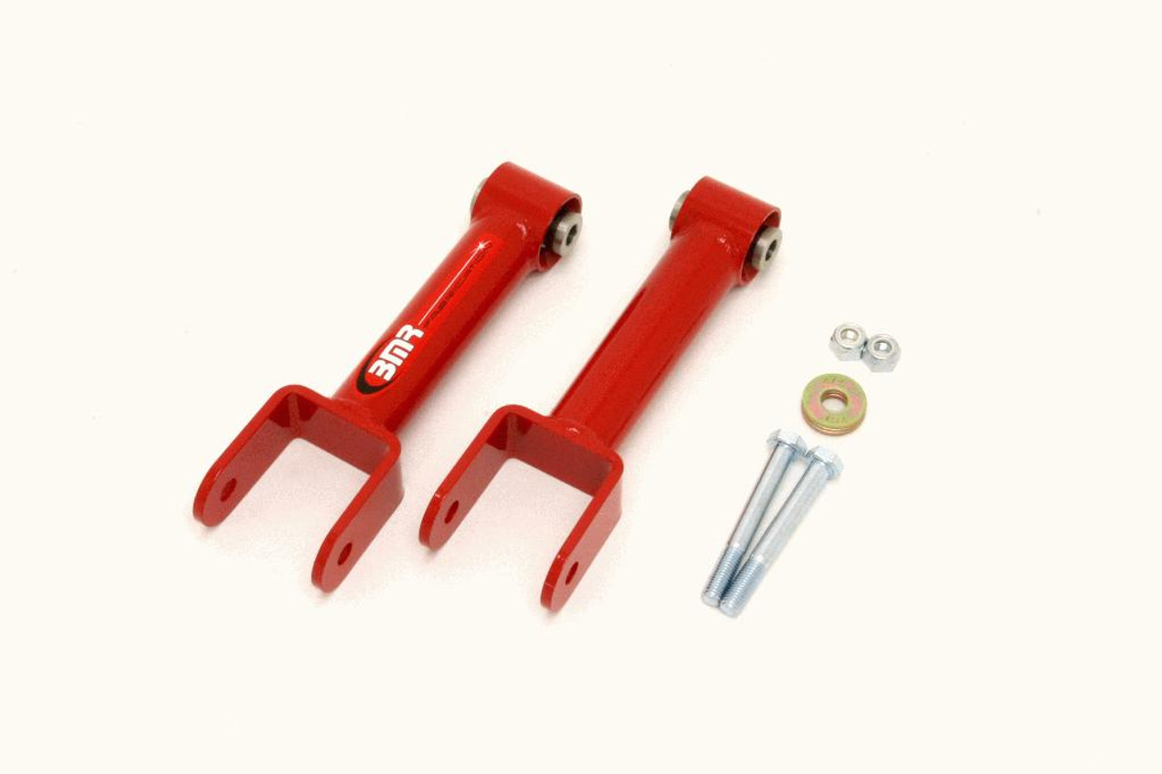 BMR 79-04 Fox Mustang Upper Control Arms Non-Adj. w/ Spherical Bearings - Red