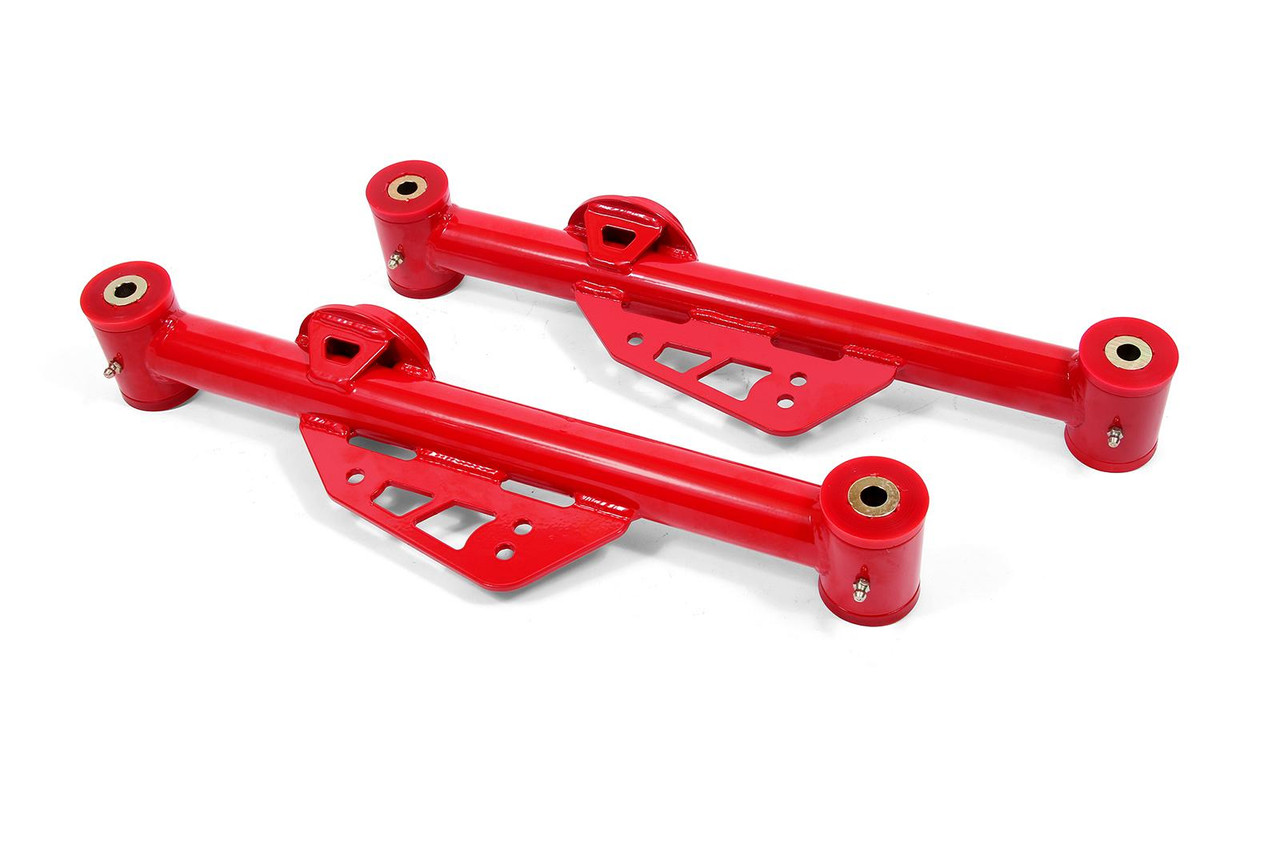 BMR 79-98 Fox Mustang Non-Adj. Lower Control Arms (Polyurethane) - Red