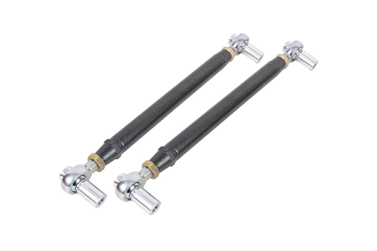 BMR 99-04 Mustang Chrome Moly Lower Control Arms w/ Double Adj. Rod Ends - Black Hammertone