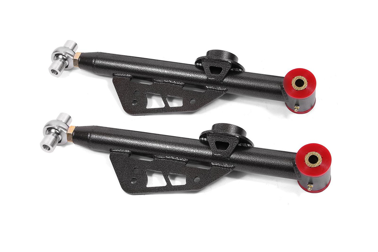 BMR 99-04 Mustang Single Adj. Lower Control Arms / Rod End (Polyurethane) - Black Hammertone