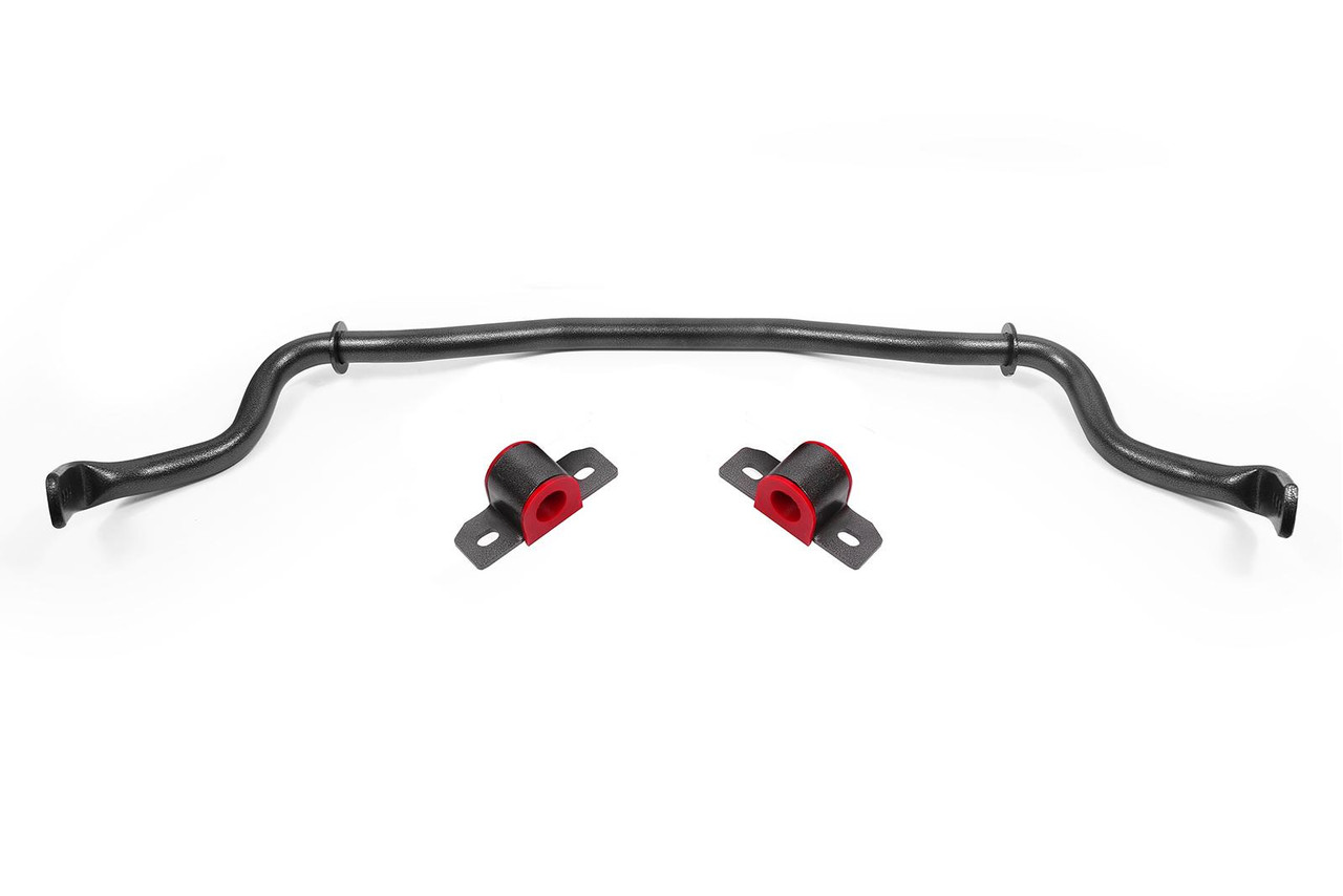 BMR 15-17 S550 Mustang Front Hollow 35mm 3-Hole Adj. Sway Bar Kit - Black Hammertone