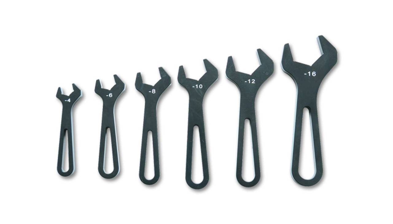 Vibrant AN Wrench Set, -4AN to -16AN - Anodized Black