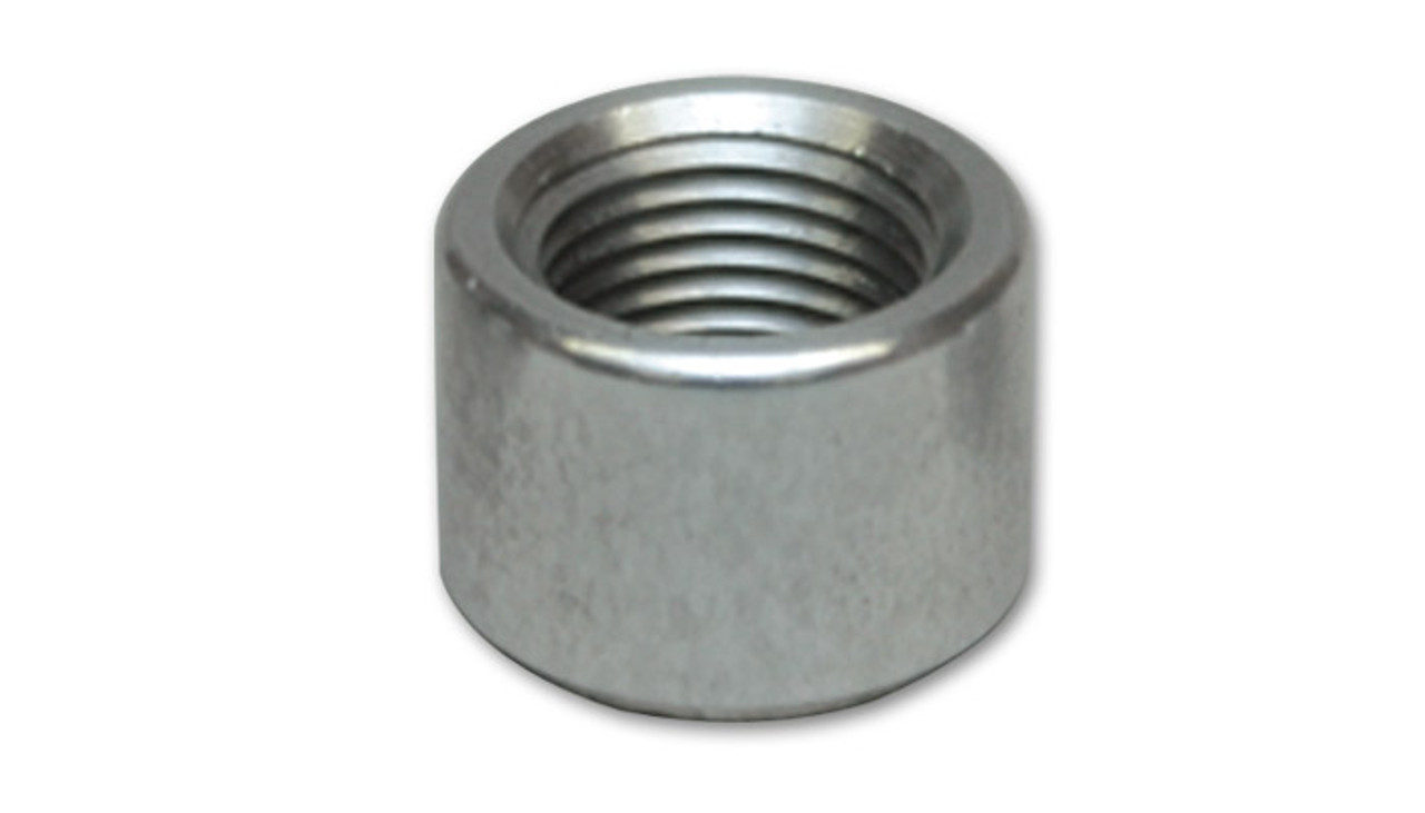 Vibrant Female -4AN Aluminum Weld Bung (7/16" - 20 Thread, 3/4" Flange OD)