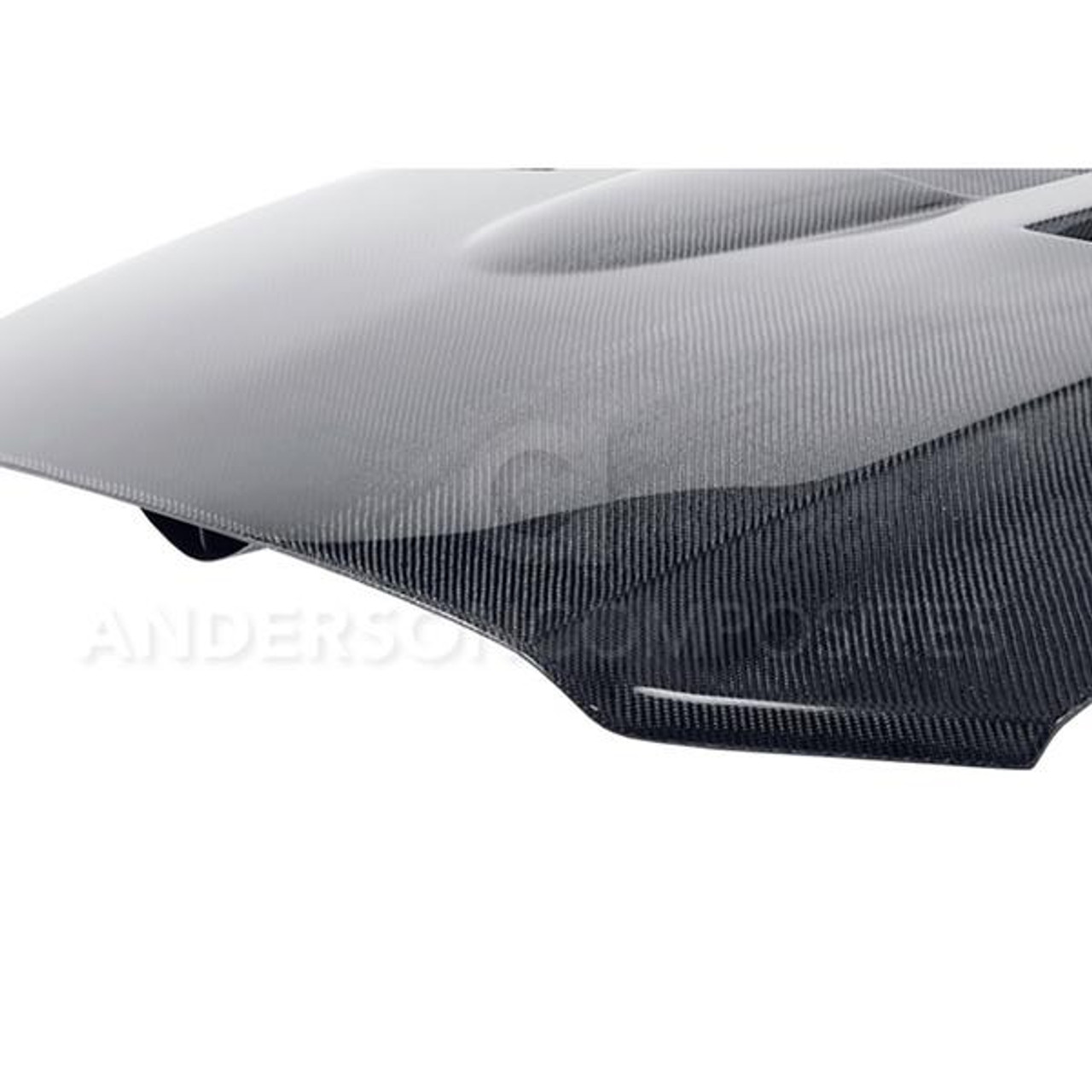 Anderson Composites 2010 - 2014 Shelby GT500 and 2013 - 2014 Mustang Carbon Fiber Heat Extractor Hood