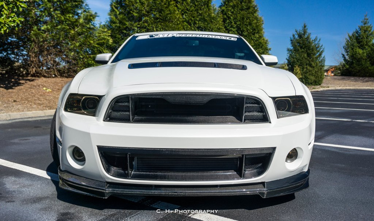 Anderson Composites 2010 - 2014 Mustang Shelby GT500 Type-OE Carbon Fiber Front Lip