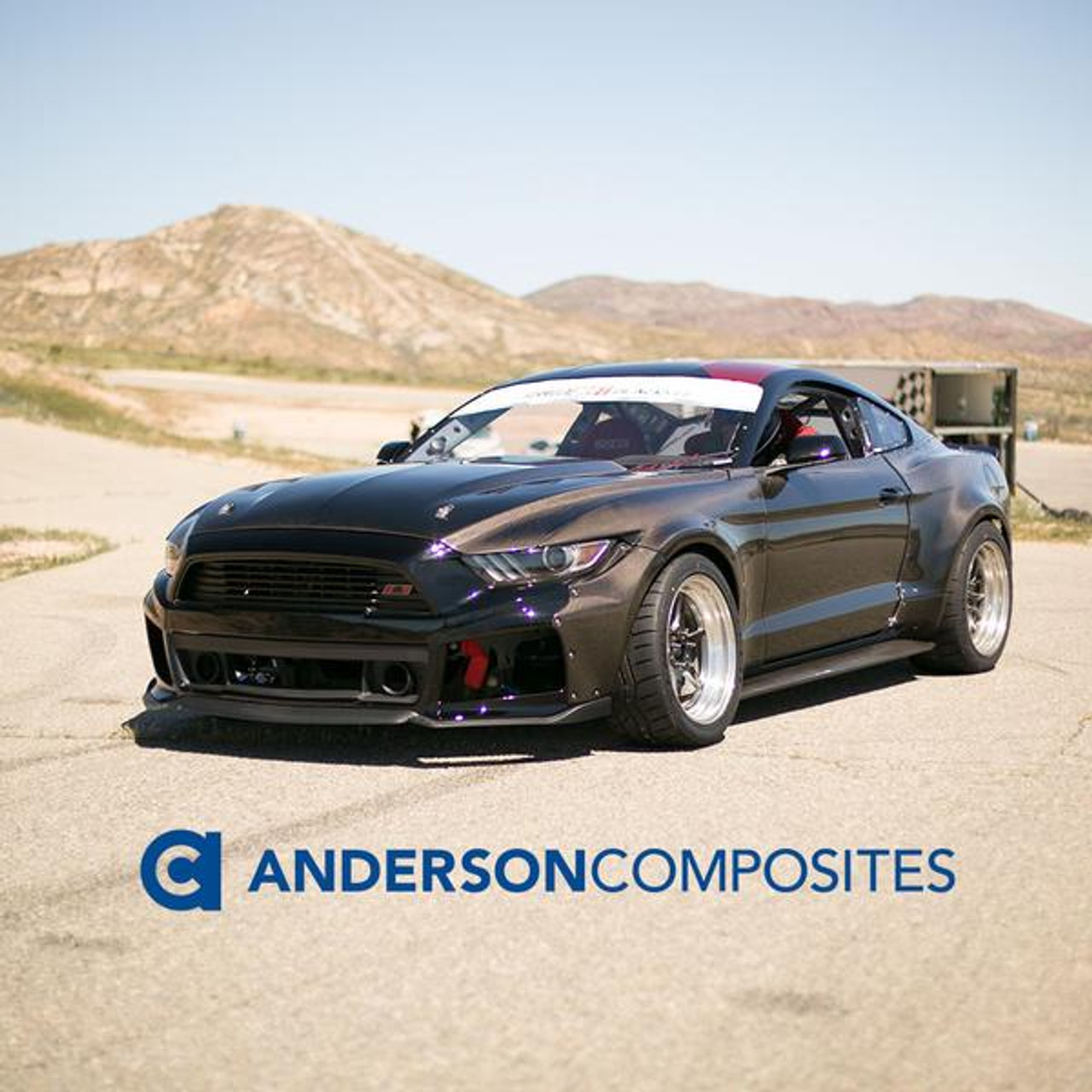 Anderson Composites 2015 - 2017 Mustang Carbon Fiber Type-JTP Front & Rear Fender Flare Kit (10 PCS)