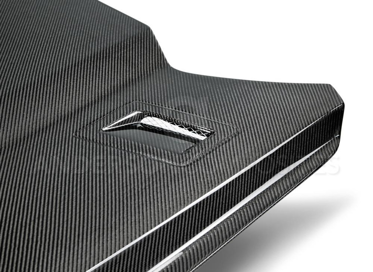 Anderson Composites 2015 - 2017 Mustang Double Sided Carbon Fiber GTH Style Hood
