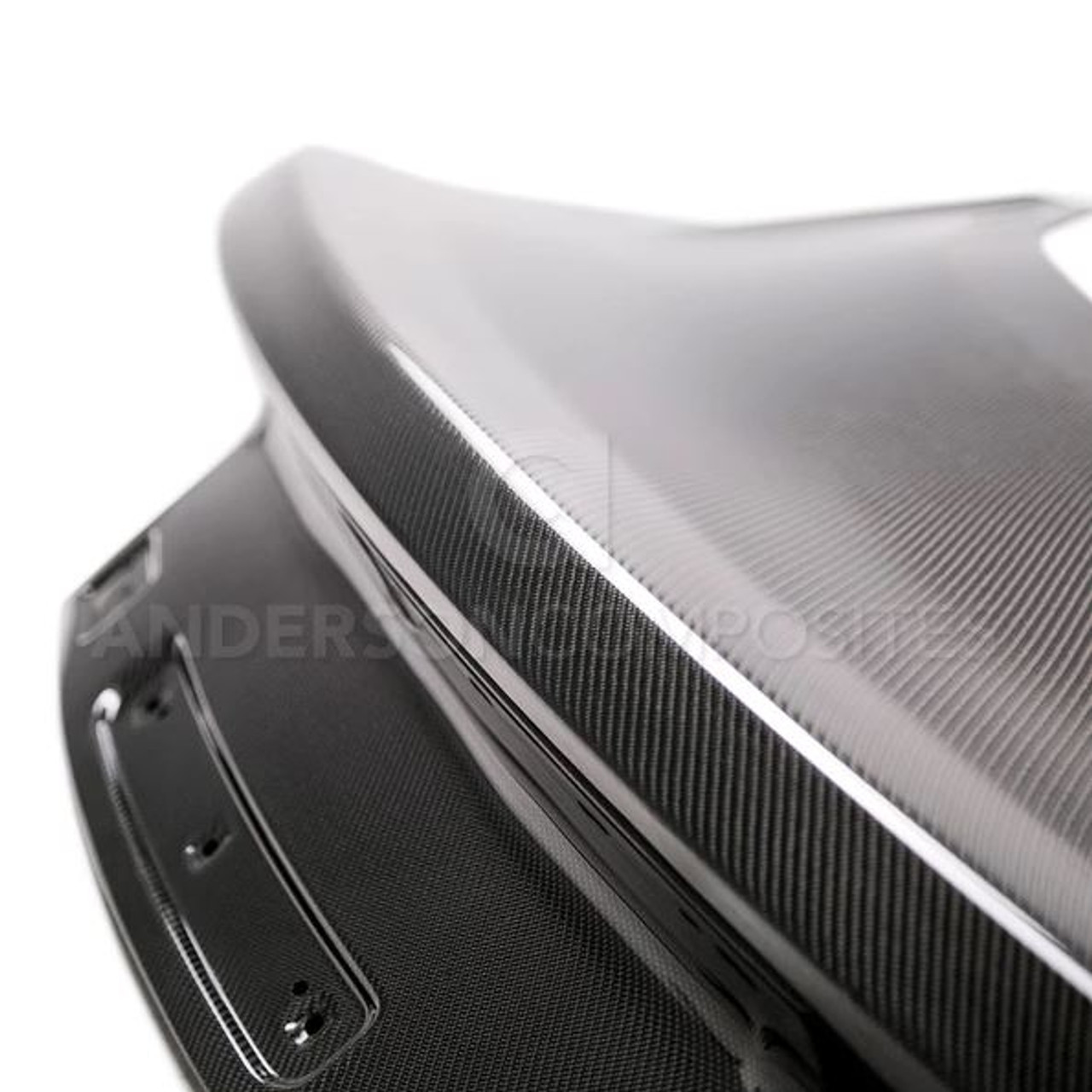 Anderson Composites 2015 - 2019 Mustang Double Sided Carbon Fiber Type-OE Decklid