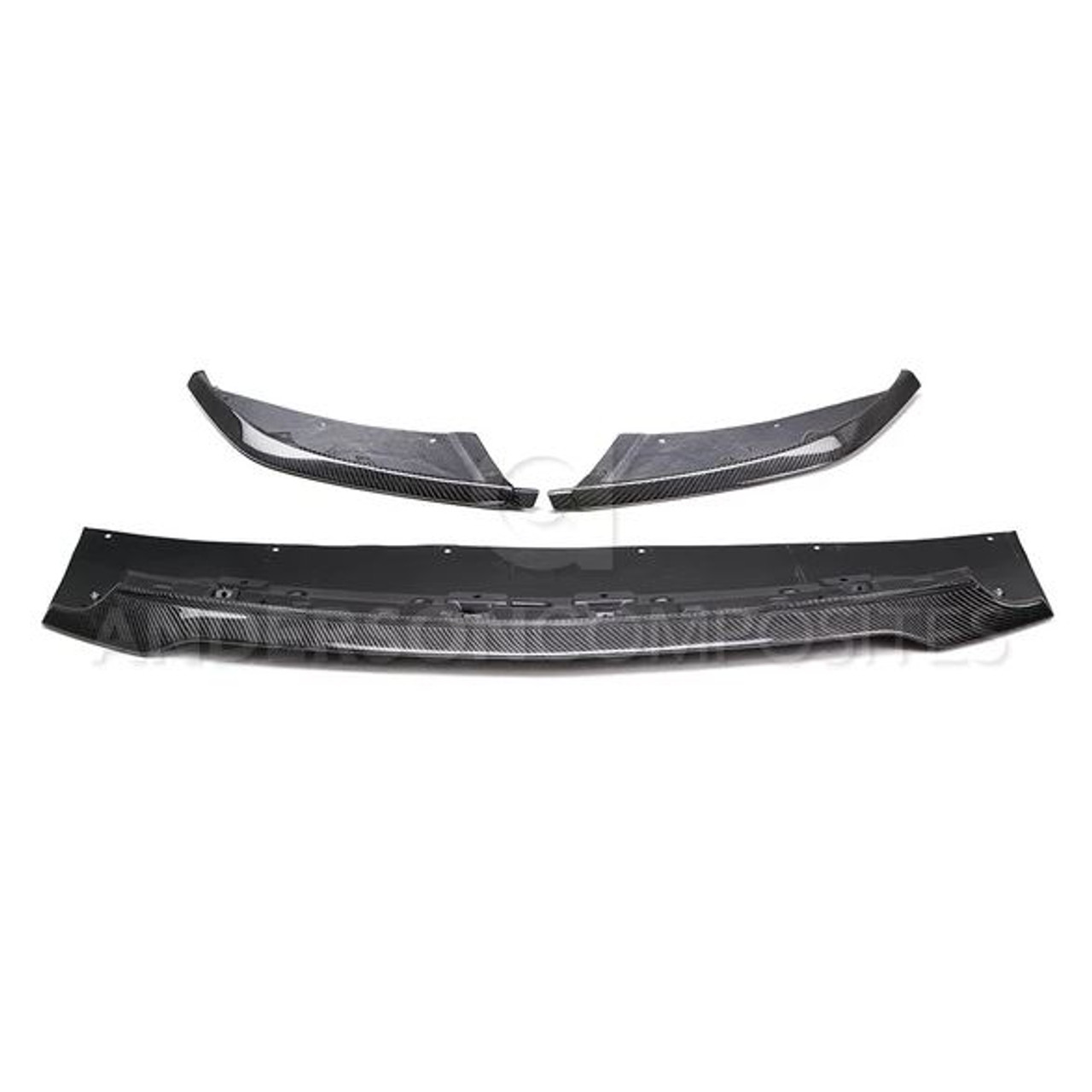 Anderson Composites 2015-2018 Mustang Shelby GT350 Carbon Fiber Front Splitter (3 PC)