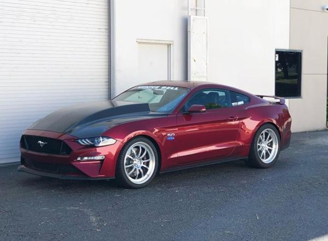 Anderson Composites 2018-2019 FORD MUSTANG DOUBLE SIDED TYPE-CJ 4" CARBON FIBER COWL HOOD