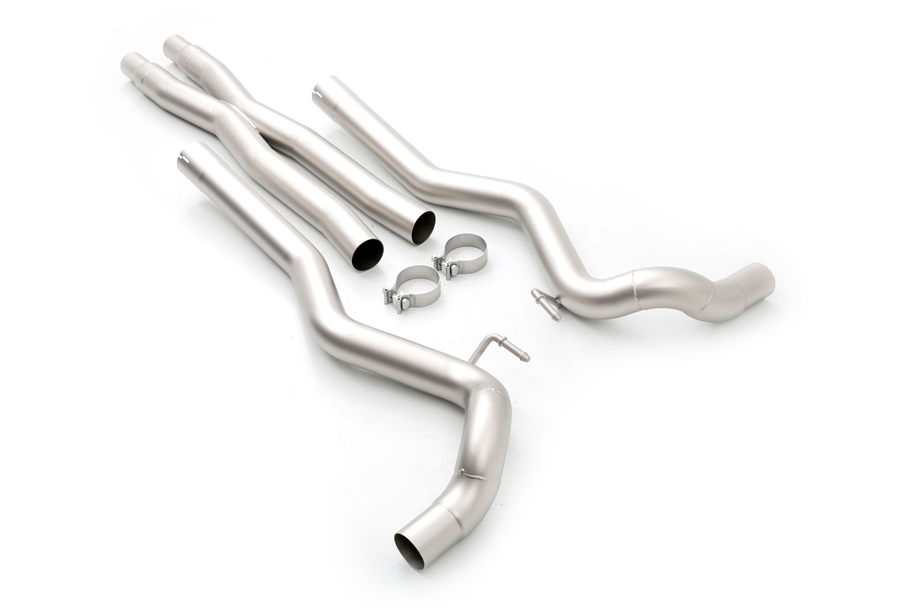 LTH Full Cat Back Exhaust / Scorpion  TruDual Dual Tips, Polished Tips (2018-2020 Mustang GT)