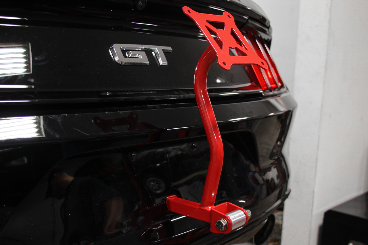 BMR Bolt-On Parachute Mount - Red (2015-2020 Mustang)