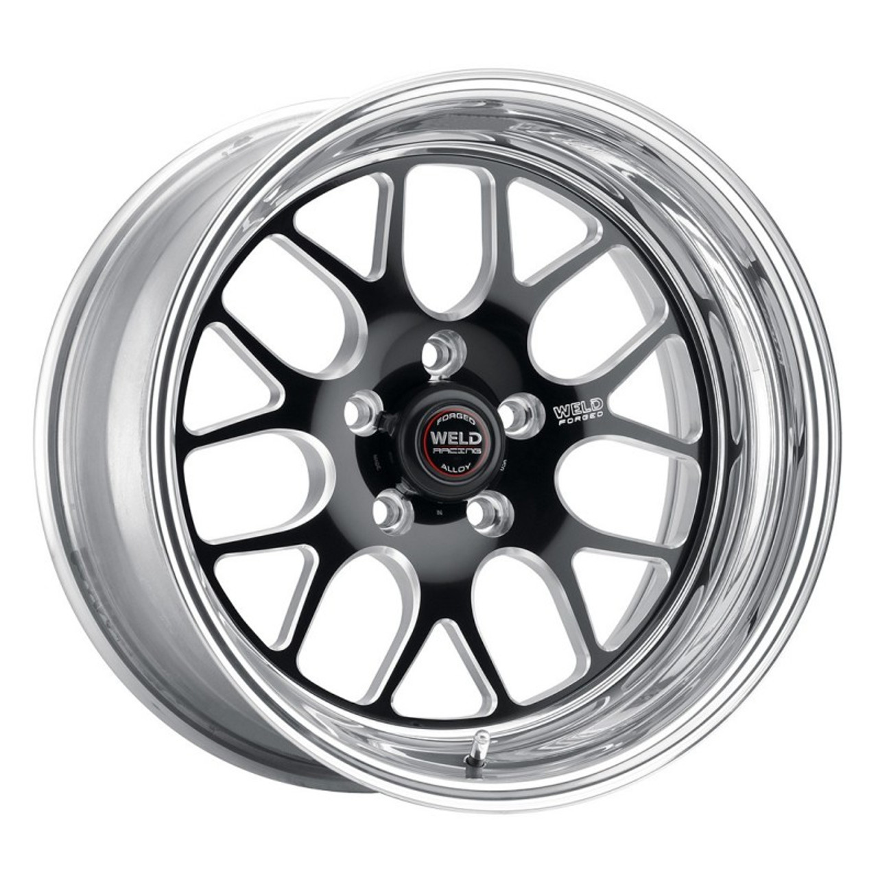 Weld S77 17x10 / 5x4.5 BP / 7.9in. BS Black Wheel (Low Pad) - Non-Beadlock