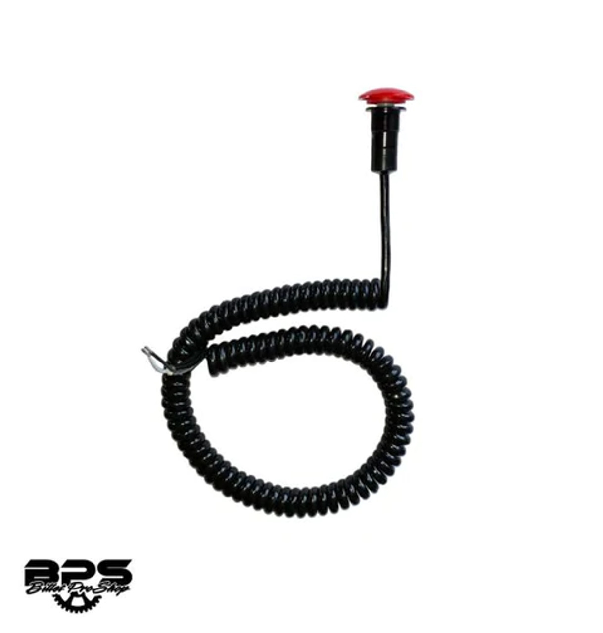 BPS Momentary Push Button W/ Spiral Cord (Large Mushroom)