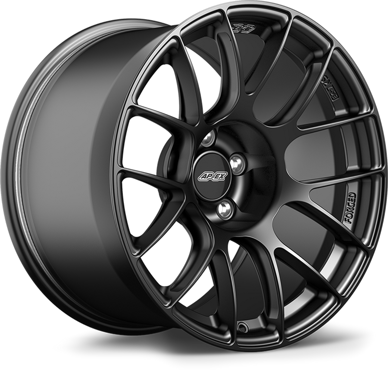 Apex 19x11" ET26 Satin Black APEX EC-7RS Forged Mustang Wheel