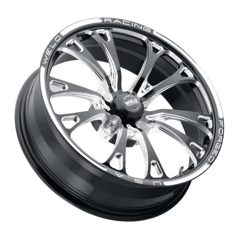 Weld V-Series 2.0 1-Piece 18x6 / 5x4.5 BP / 3.2in. BS Black Wheel