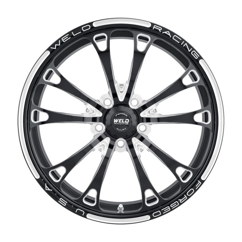 Weld V-Series 2.0 1-Piece 18x6 / 5x4.5 BP / 3.2in. BS Black Wheel