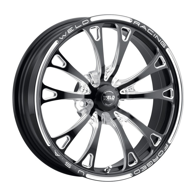Weld V-Series 2.0 1-Piece 18x6 / 5x4.5 BP / 3.2in. BS Black Wheel