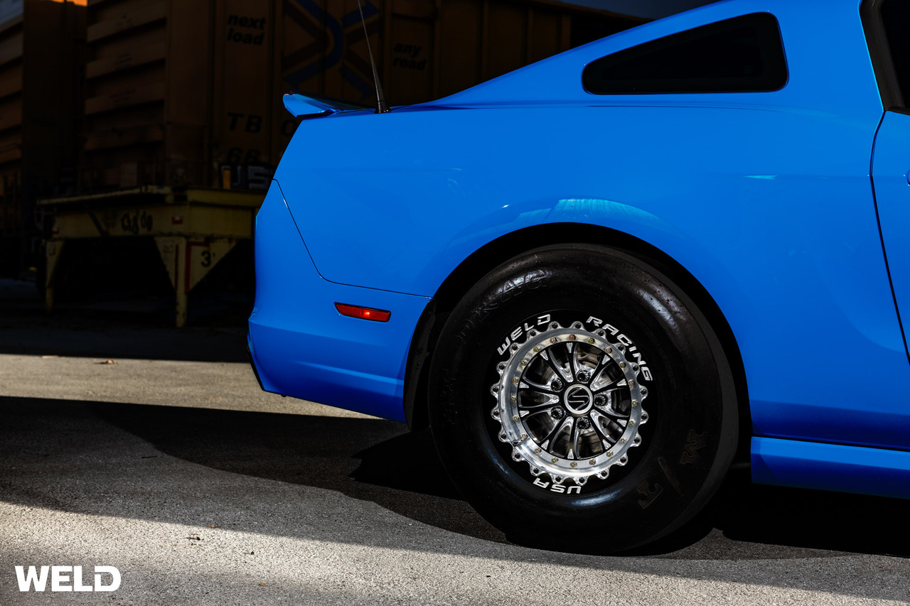 Weld Vitesse 15x10 Beadlock Drag Wheel (2005-2014 Mustang) | Weir