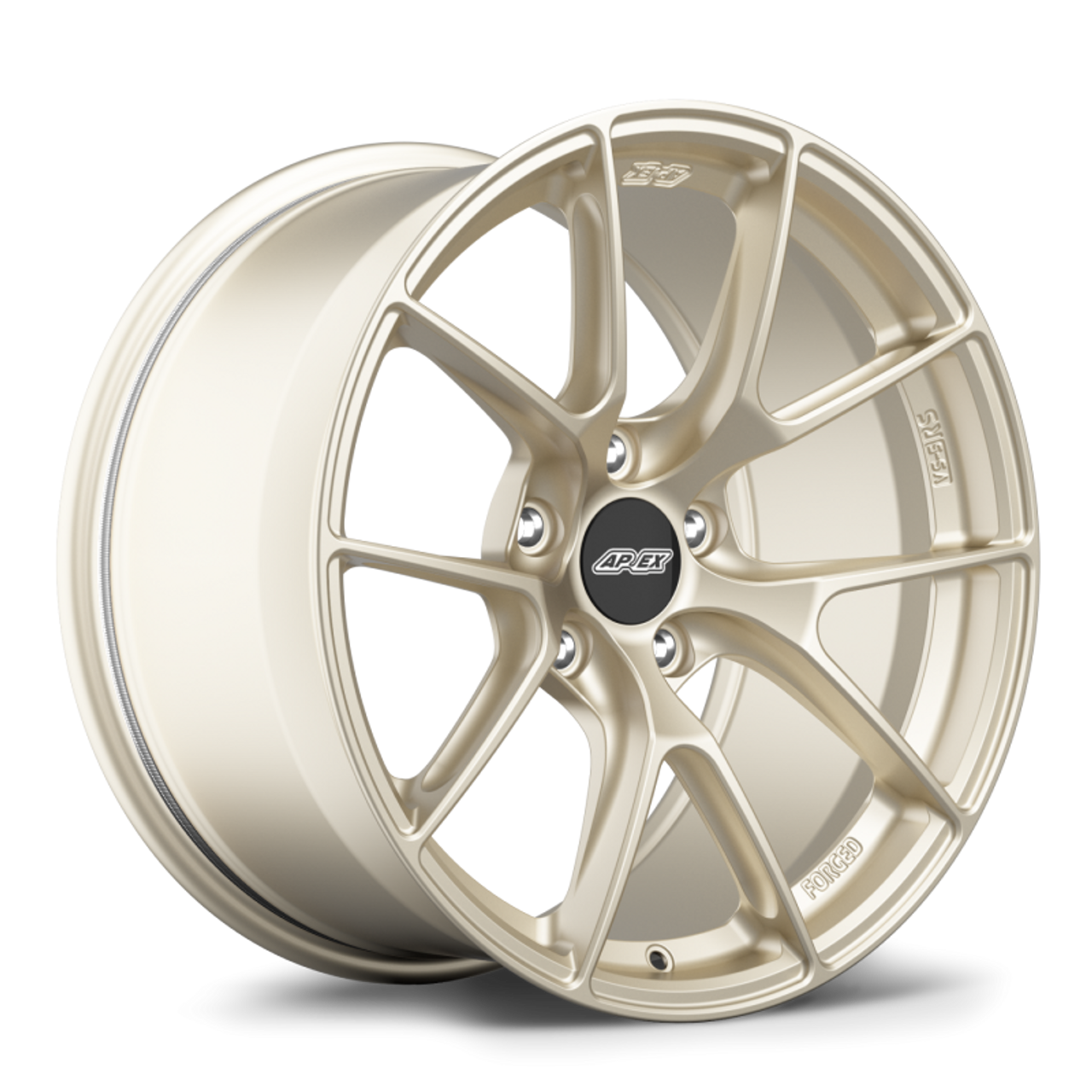 Apex 18x10" ET40 Motorsport Gold VS-5RS Forged Mustang Wheel