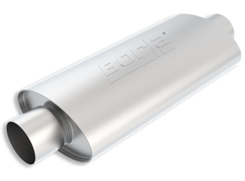 Borla XR-1 Racing Sportsman 3.5in. Outlet / 3.5in Inlet Oval Muffler (PN: 40945)