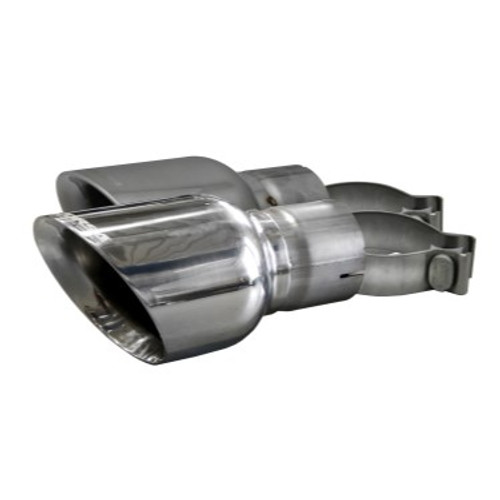Corsa 15-17 Ford Mustang GT 3.0in Inlet / 4.5in Outlet Polished Tip Kit (For Corsa Exhaust Only)