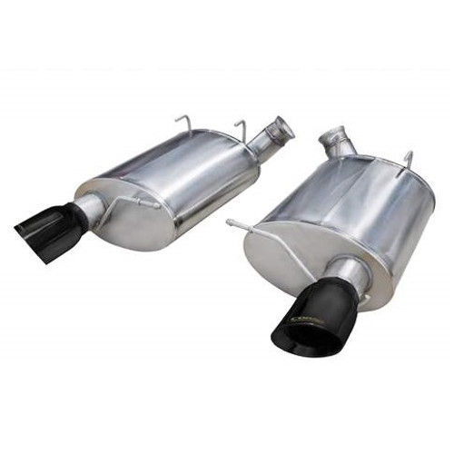 Corsa Sport Axle-Back Exhaust with Black Tips (2011-2012 GT500)