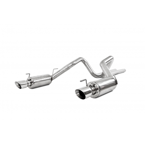 MBRP 05-09 Ford Shelby GT500 / GT Dual Split Rear Street Version 4in Tips T409 Cat-Back