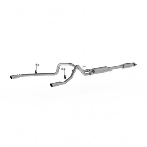 MBRP 2015 Ford F-150 5.0L 3in Cat Back Dual Split Rear Exit T409 Exhaust System