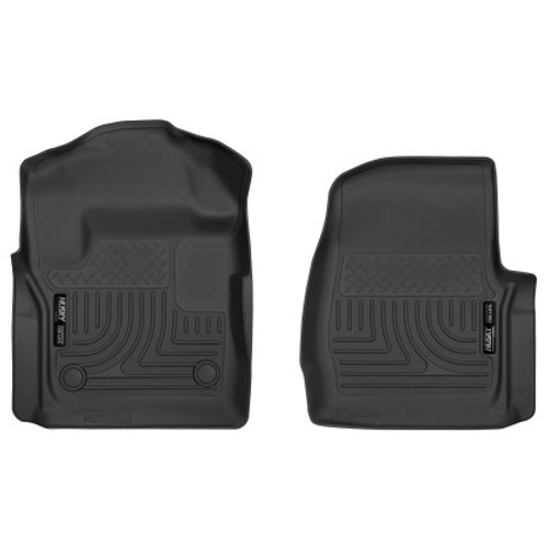 Husky Liners 2017 Ford F250/F350 Series Standard Cab X-Act Contour Black Floor Liners (PN: 52721)