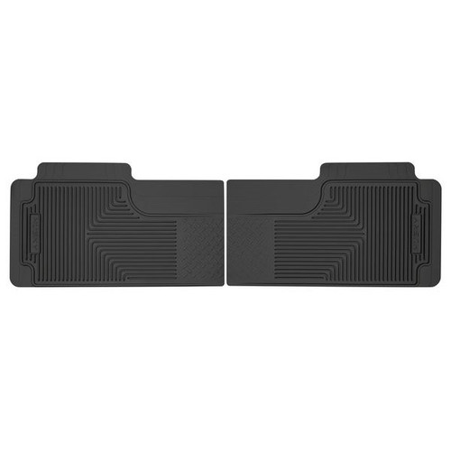 Husky Liners 80-12 Ford F-150/00-05 Ford Excursion Heavy Duty Black 2nd Row Floor Mats (PN: 52011)