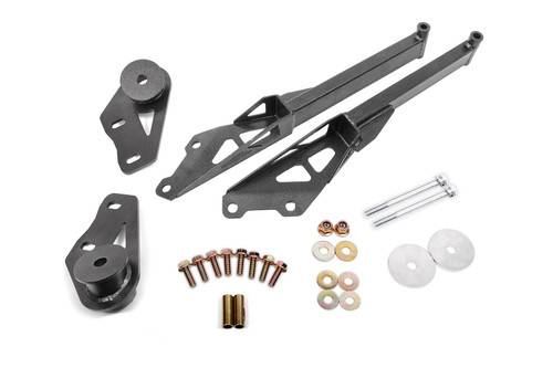 BMR 15-18 Ford Mustang S550 IRS Subframe Support Brace (Black Hammertone)