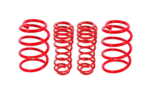 BMR 07-14 Shelby GT500 Performance Version Lowering Springs (Set Of 4) - Red