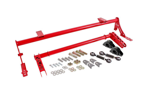 BMR 05-14 S197 Mustang Rear Bolt-On Hollow 35mm Xtreme Anti-Roll Bar Kit (Delrin) - Red