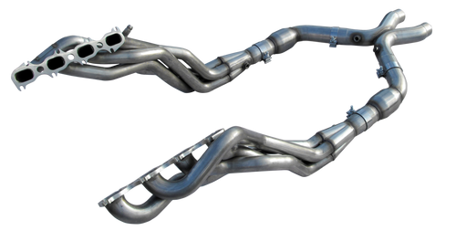 American Racing Headers Shelby GT500 2011-2014 Long System 1 7/8 X-Pipe With Cats (ARH-MTSH5-11178300LSWC)