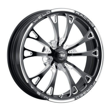 Weld V-Series 2.0 1-Piece 18x6 / 5x4.5 BP / 3.2in. BS Black Wheel